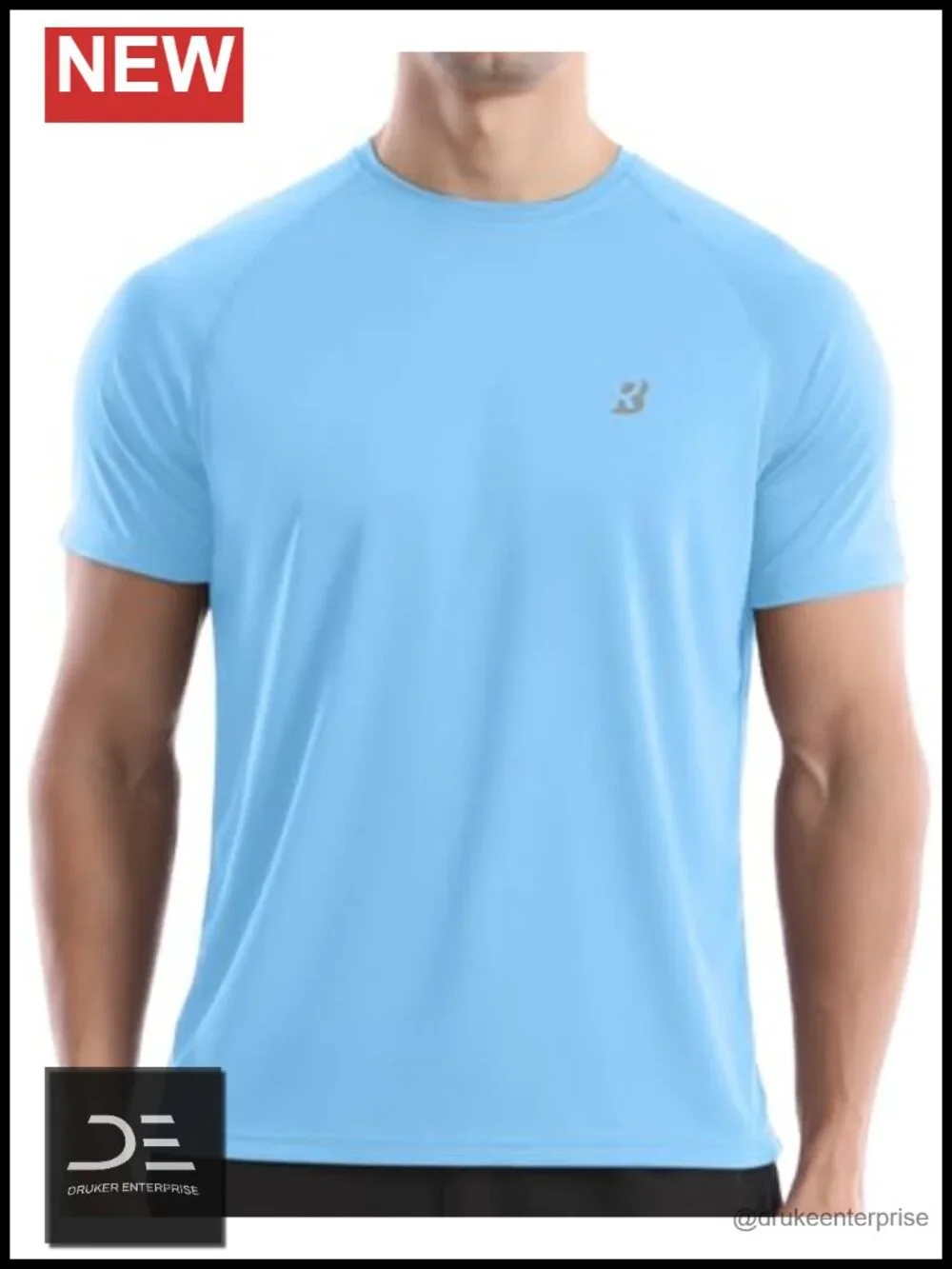UPF 50+ Sun Protection Rash Guard, Quick Dry Lightweight Swim Shirt for Men